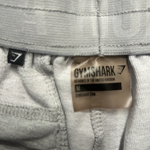 Gymshark Joggers Womens M Gray Fleece Sweatpants Drawstring Pockets Active *HOLE - Picture 12 of 16
